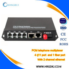 Telecommunication telephones multiplexer voice fxs/fxo pots fiber multiplexer ethernet to telephone converter